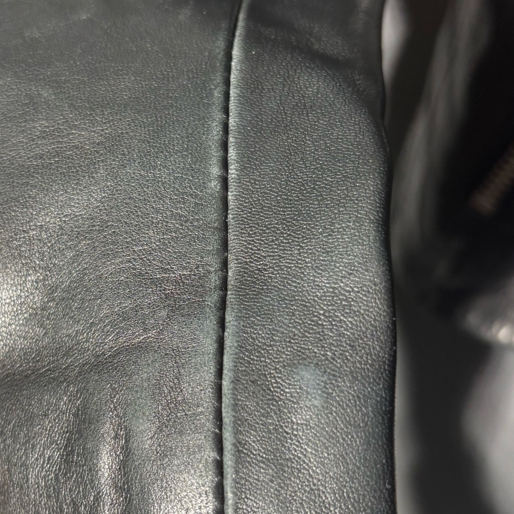 Allsaints Dalby Lamb Leather Moto Jacket Women’s Size 2 - Picture 5 of 8